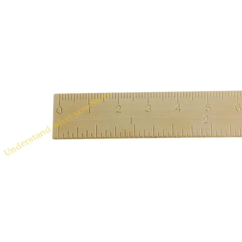 J60A Outdoor Brass Ruler Double Scale для & Inch Digital для Noteb
