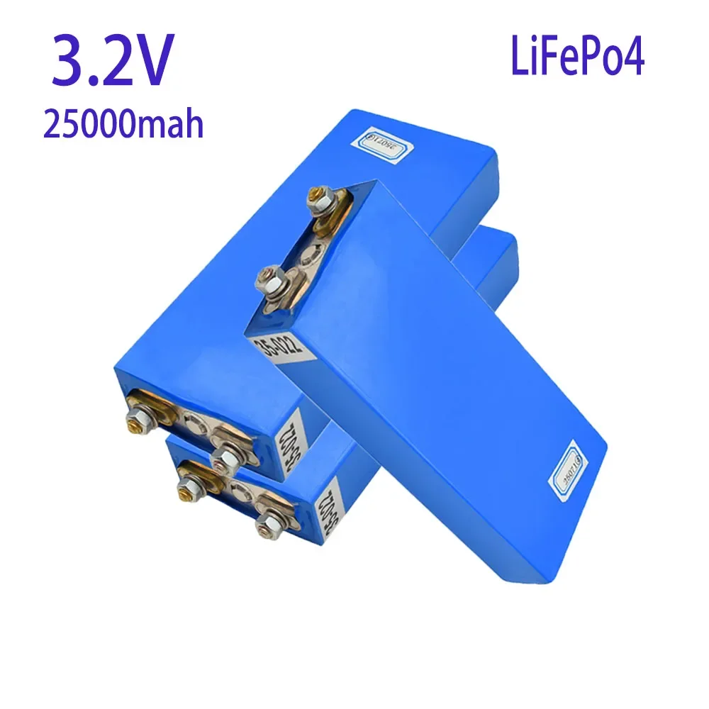 

The latest 3.2V 25AH Lifepo4 lithium iron phosphate battery pack DIY 12V 24V 36V 48V solar storage system battery