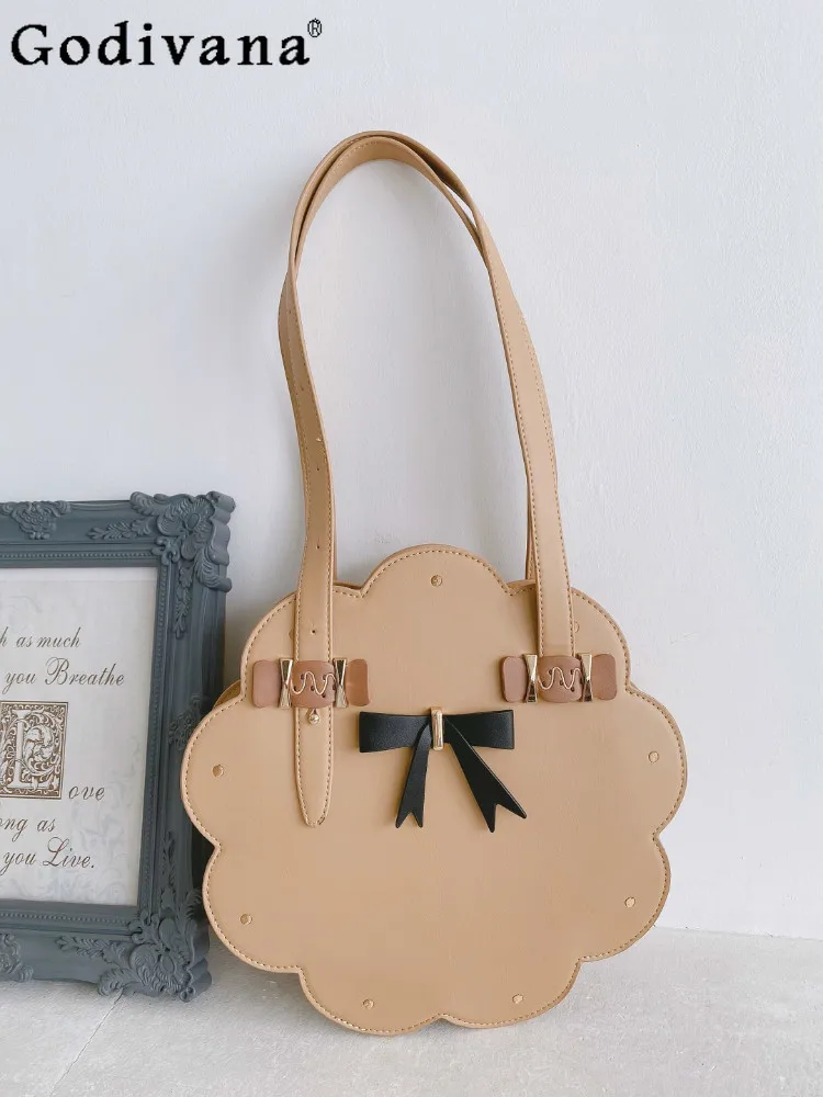

Vintage Elegant Original Lolita Cookie Design Handbag Sweet Cute Small Capacity JK Uniform Women's Fashion Shoulder Bag