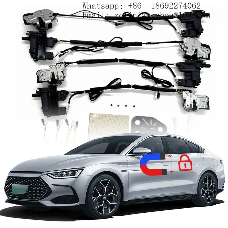 

For BYD HAN Electric Suction Door Original Mechanical Lock Modified To Electronic Lock Soft Close Actuator Power-Closing