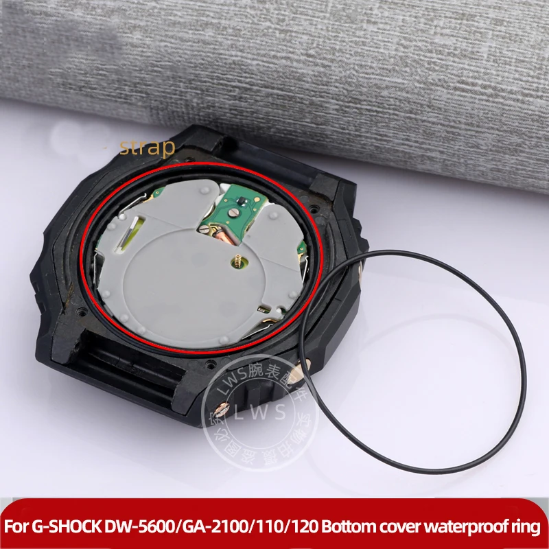 

For Casio G-shock DW-5600 GA-2100/110/120 GW-M5610/G-5600E GG-1000/MTG-B1000 Rear Cover Waterproof Ring Gasket Accessory