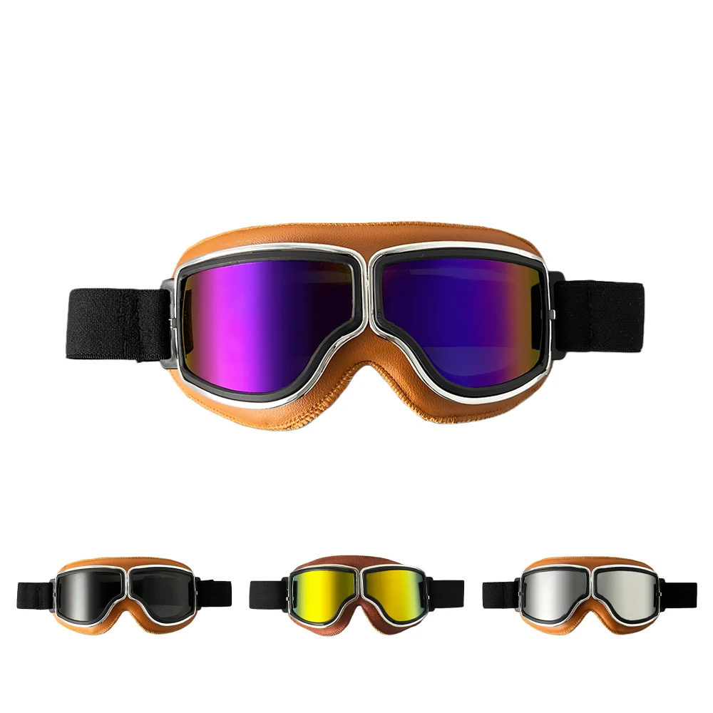 

MG02 Universal Retro Motorcycle Windshield Anti-UV Anti-Scratch Dustproof Wind Shield Helmet Accessory Moto Parts