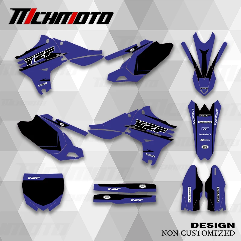 

MCHMFG New Style Graphics Decals Stickers Kit For YAMAHA YZF450 2010 2011 2012 2013