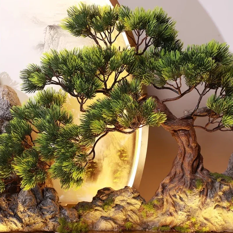 3D Three Dimensional Entrance Wall Lamp Home Decoration Living Room Background Wall Light LED Landscape Painting Wall Lights
