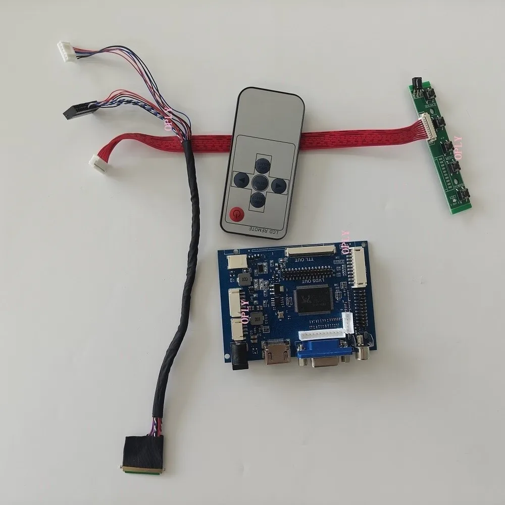 

LCD Panel for N101L6-L0A N101L6-L02 N101L6 Controller board 10.1" 40Pin 1024×600 Kit HDMI-Compatible VGA AV WLED