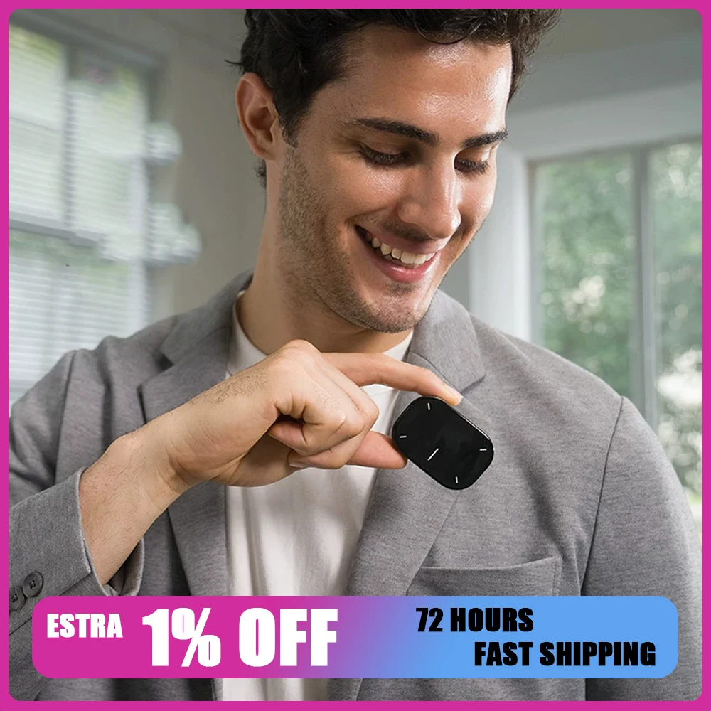 Cheerdots 2 Dual-Mode Wireless Air Mouse Portable Presentation Remote Bluetooth Controller for Laptop Tablet Office Meeting