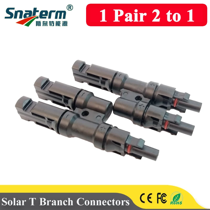 1 Pair IP67 2 to 1 T Branch Connector FFM or MMF 100% PP0 2.5mm sq~6.0mm TF0168