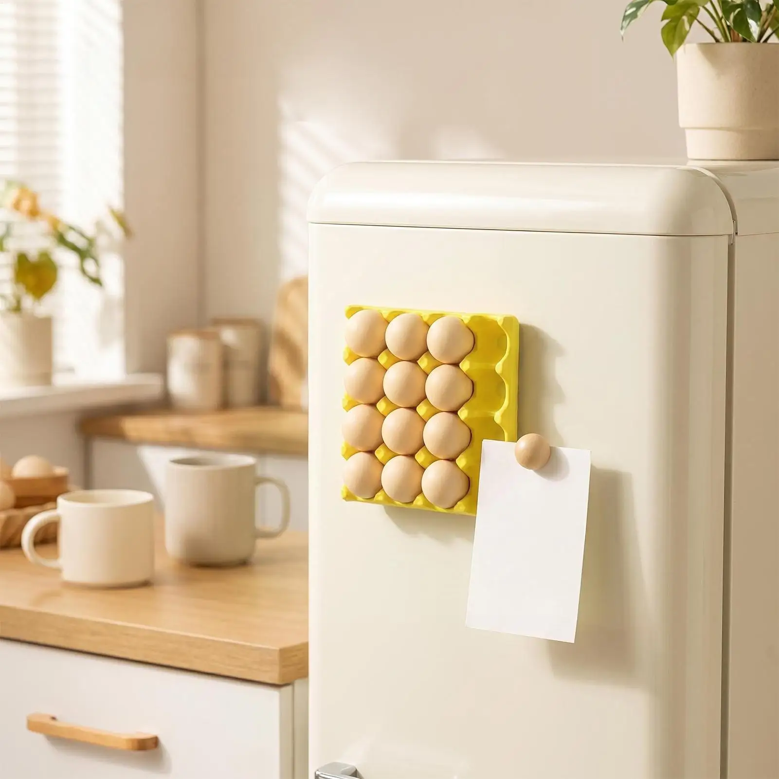 Creative simulated egg magnetic refrigerator magnet Egg Carton Magnet Decoration Food Shaped Fridge Magnets kitchen decor