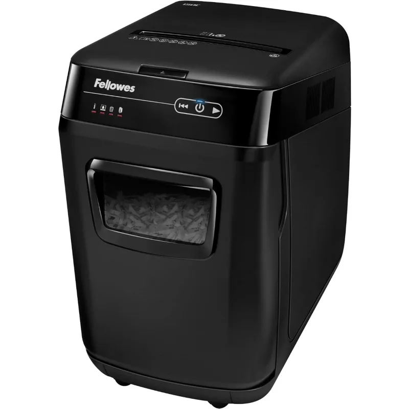 Fellowes AutoMax 150C Cross-Cut 150-Sheet Commercial Paper Shredder with Auto Feed (4694001)