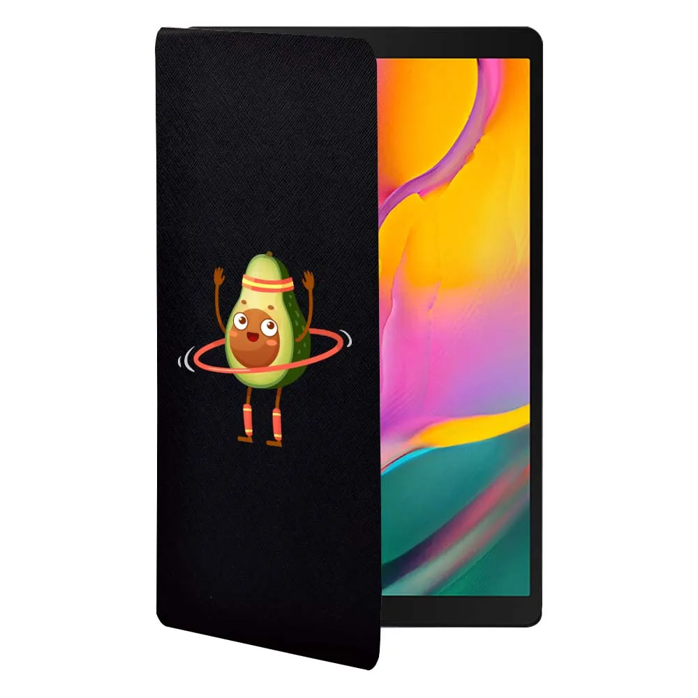 Casing Tablet untuk Samsung Galaxy Tab A7 10.4 "/A7 Lite 8.7"/A 8.0 "/A 10.5"/Tab A T510/A A6 T580 Sampul Kulit Cetak Alpukat