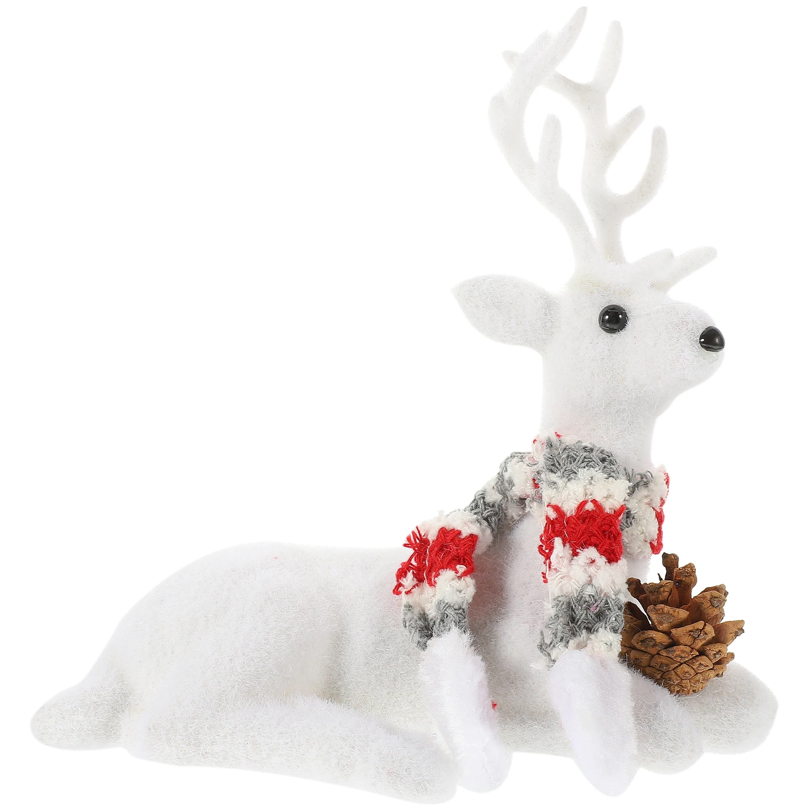 

Christmas Deer Figurines Reindeer Decoration Perfect Size Great Gift Unique Design Tabletop Statue Window Display