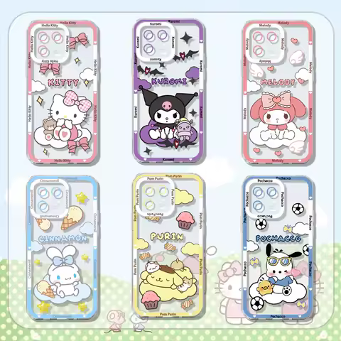 Sanrio Hello Kitty Melody Cute Case for Xiaomi POCO X8 Pro Max X7 X6 Neo X5 X3 F8 F7 Ultra F6 F5 F3 M8 M7 M6 PRO 4G 5G M5S Cover