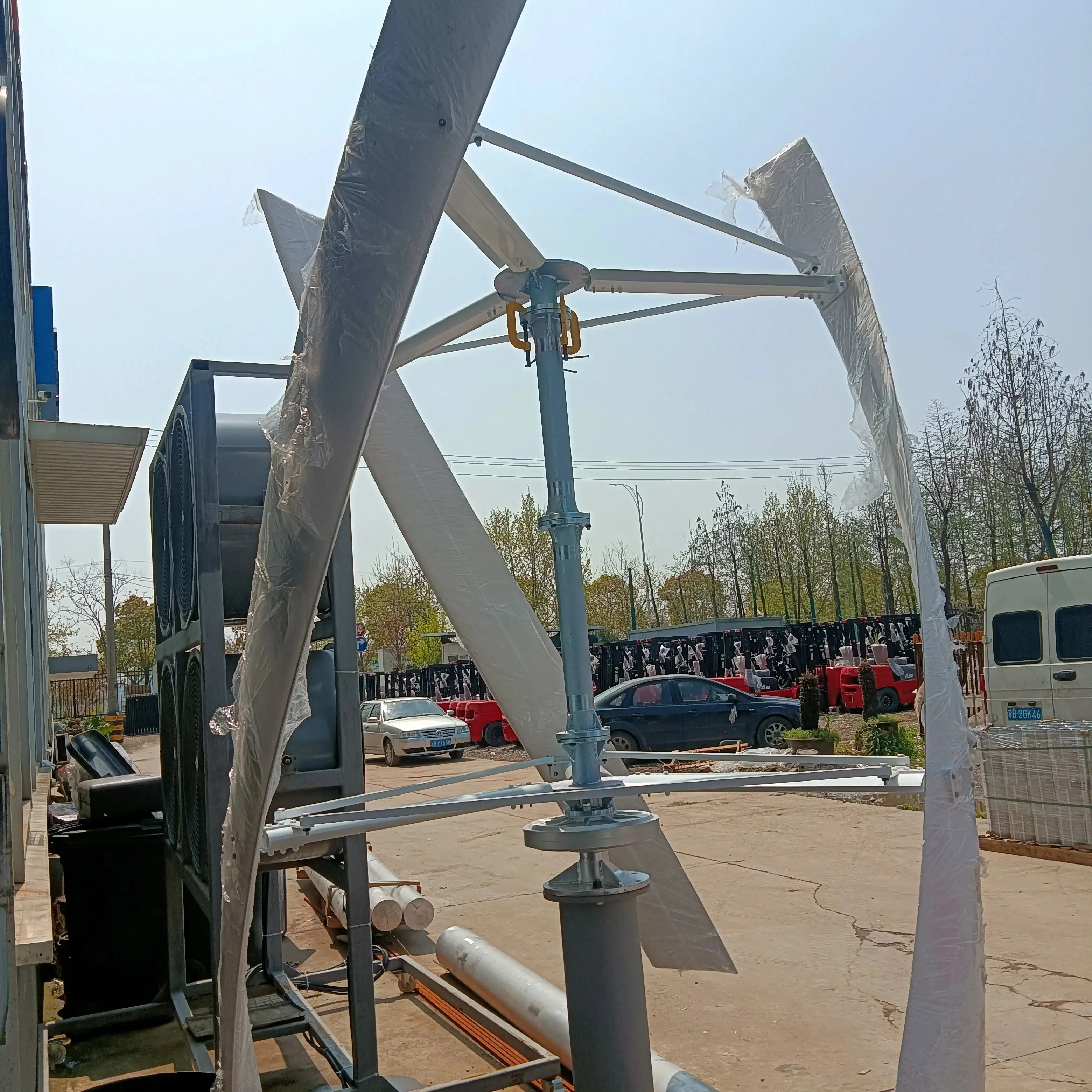 

20KW Vertical Axis Wind Turbine Generator Kit 48V Windmill with 220V AC Output Complete Set Controller And Inverter f