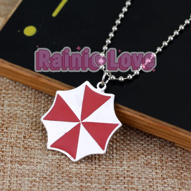 Game Evil Umbrella Corporation Cosplay Prop Umbrella Sign Necklace Game Peripherals For Hallowmas Party Adult Unisex
