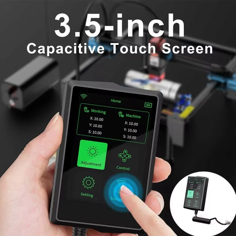 Top-3.5Inch Touch Screen For TTS Pro Engraver Portable Handheld Display Compatible TTS-55 Pro TTS-10 Pro TTS-20Pro