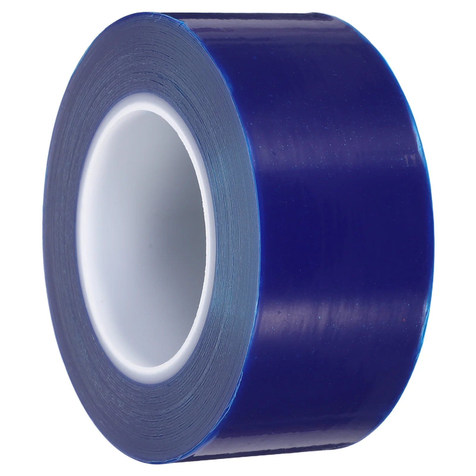 

1 Roll 2.36In X 656Ft Pe Wheel Rim Protection Film Blue Removable Hub Scratch Strip For Car Tire Changing Auto Tape Road Bike