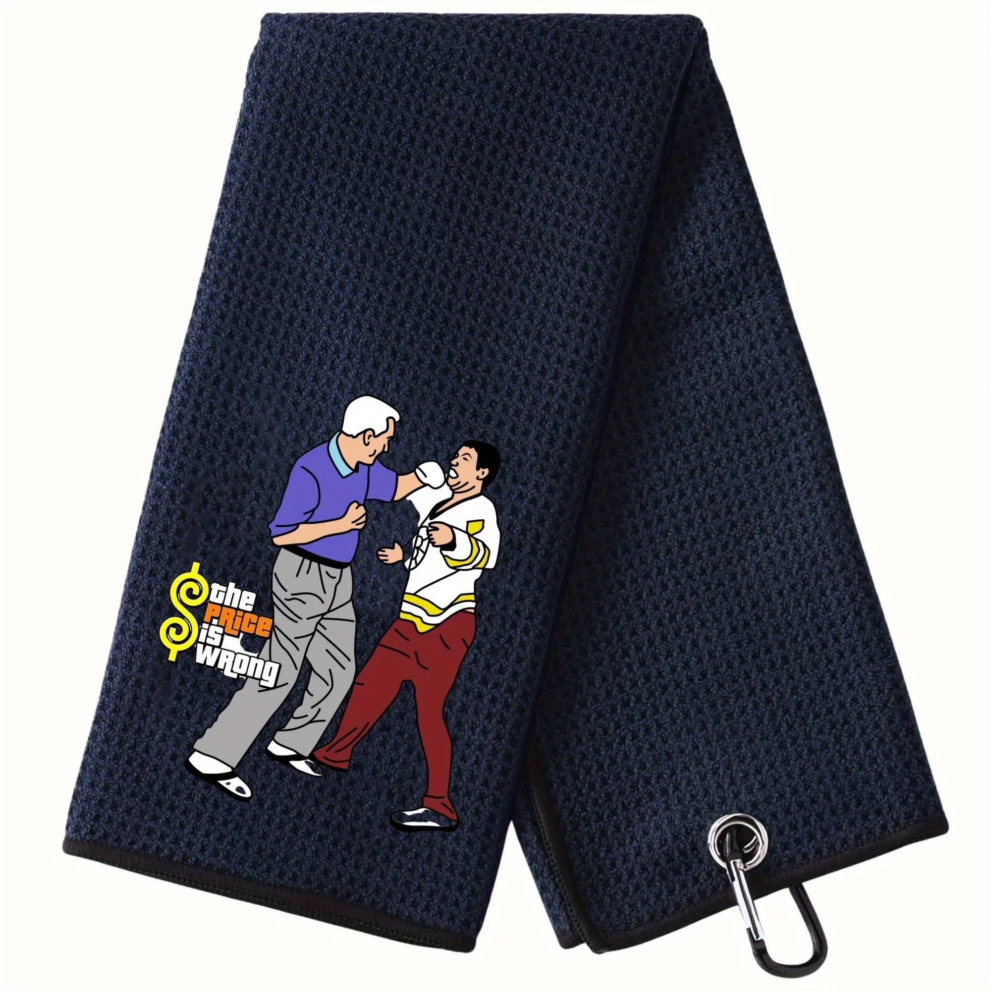 

Happy Gilmore Забавное вафельное полотенце для гольфа, большое 16x24, чистый мяч для клюшки для гольфа, ультра-абсорбирующее снаряжение премиум-класса Happy Men Gilmore