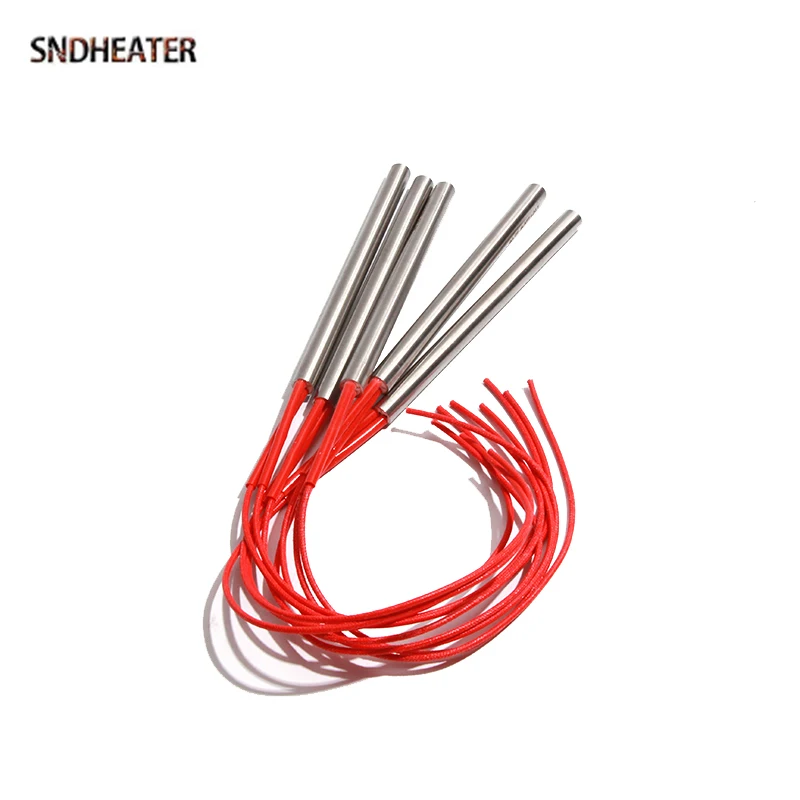 SNDHEATER Electric Cartridge Heating Element Rod 201SS 120/130/140W Factory Wholesale Price Heater Tube 6x80-95mm 110V/220V/380V