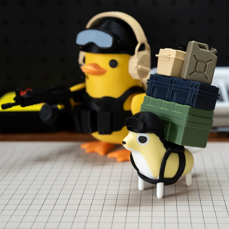 3D 3D Printed Escape From Duckov Working Duck Figure Model with Equipments Hot Evacuation Shooting Game Desk Ornament Gifts - Aliexpress Deal