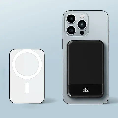 10000mAh Magnetic Power Bank Portable Fast Charger 20W Wireless Charging LED Display Magsafe for IPhone 16 15 14 13 12 Pro Max