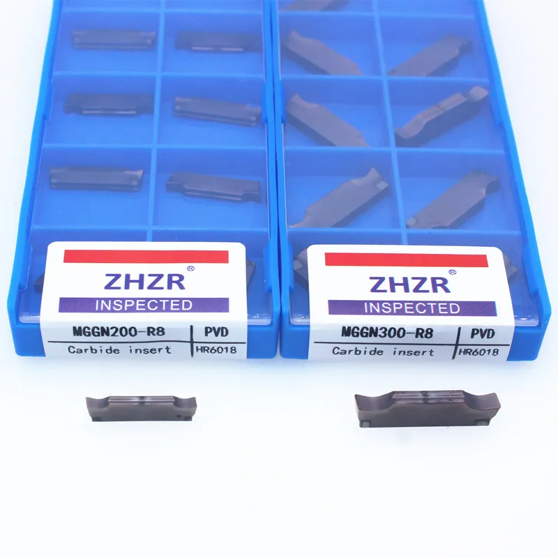 Free Shipping MGGN150 200 250 300 400 R/L8 HR6018 High-quality carbide slotted inserts for steel and stainless steel machining