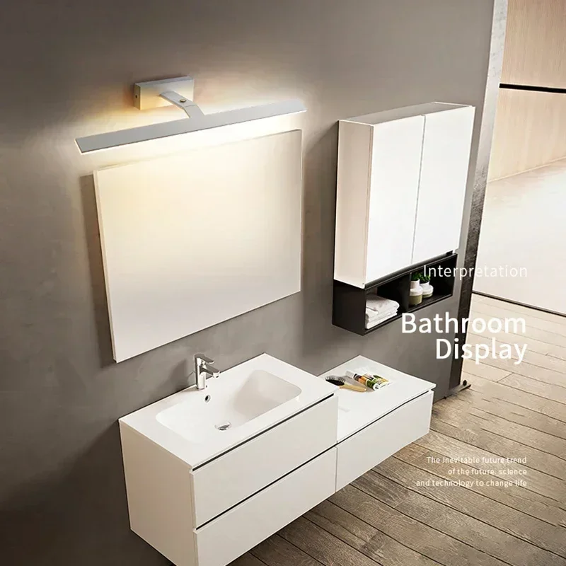 Modern LED Wall lamp For Toilet Bathroom vanity Dressing table Rotatable Wall sconce waterproof Mirror Lighting Fixture Luster