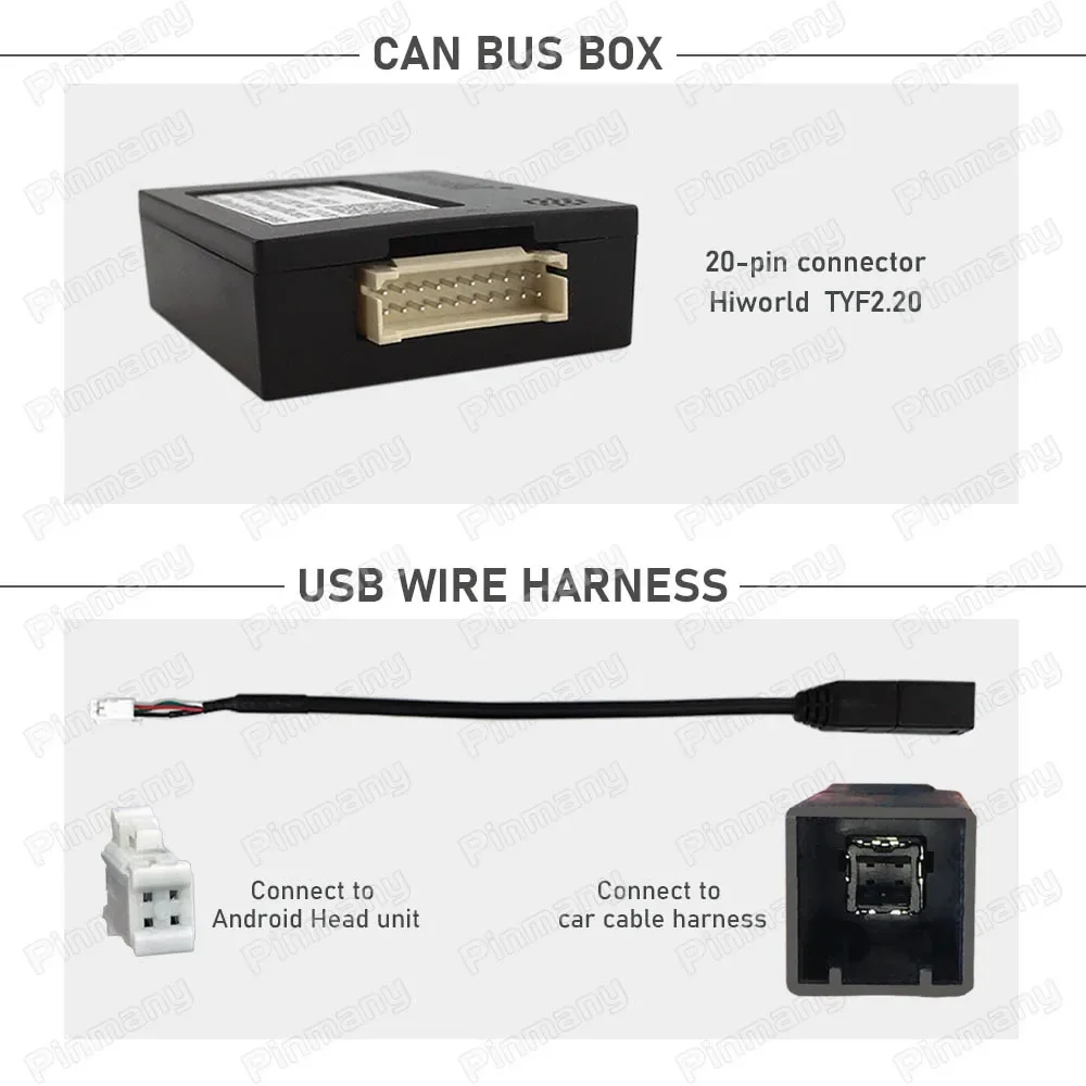 Car Radio Cable Connector TYC22 Wire Harness with CANBus for Toyota Prado Sienna RAV4 Land Cruise Avalon Tundra Sienna Hilux JBL