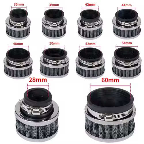 Motorcycle Air Filter 28-60mm High Flow Universal ATV Pit Dirt Bike Sports Intake for Honda Kawasaki Yamaha 50mm Moto Air Filter - Image 3