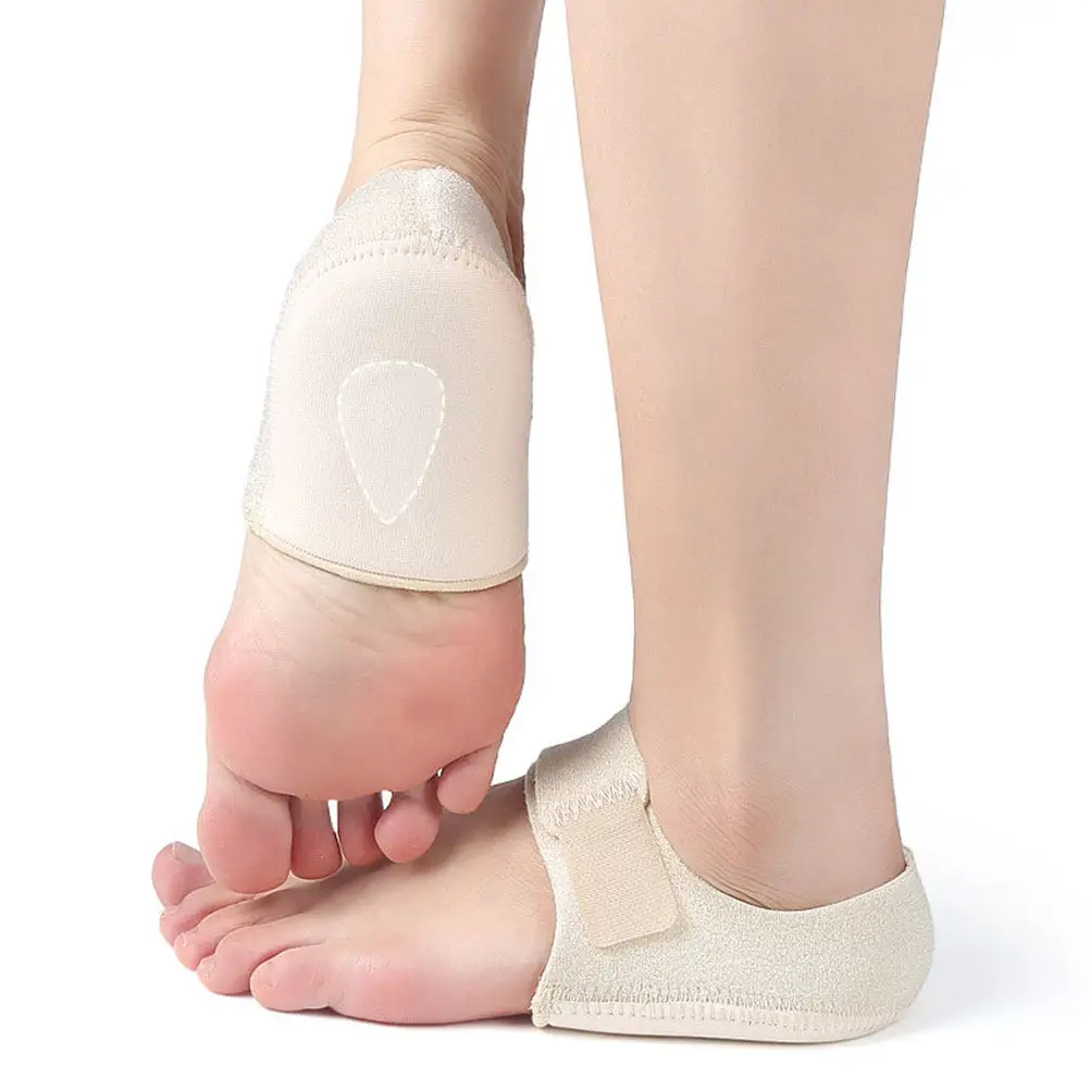 1Pair High Performance Heel Support Cushion Non-Slip Wear Resistant Heel Protective Cover for Pain Relief Swelling Reduction