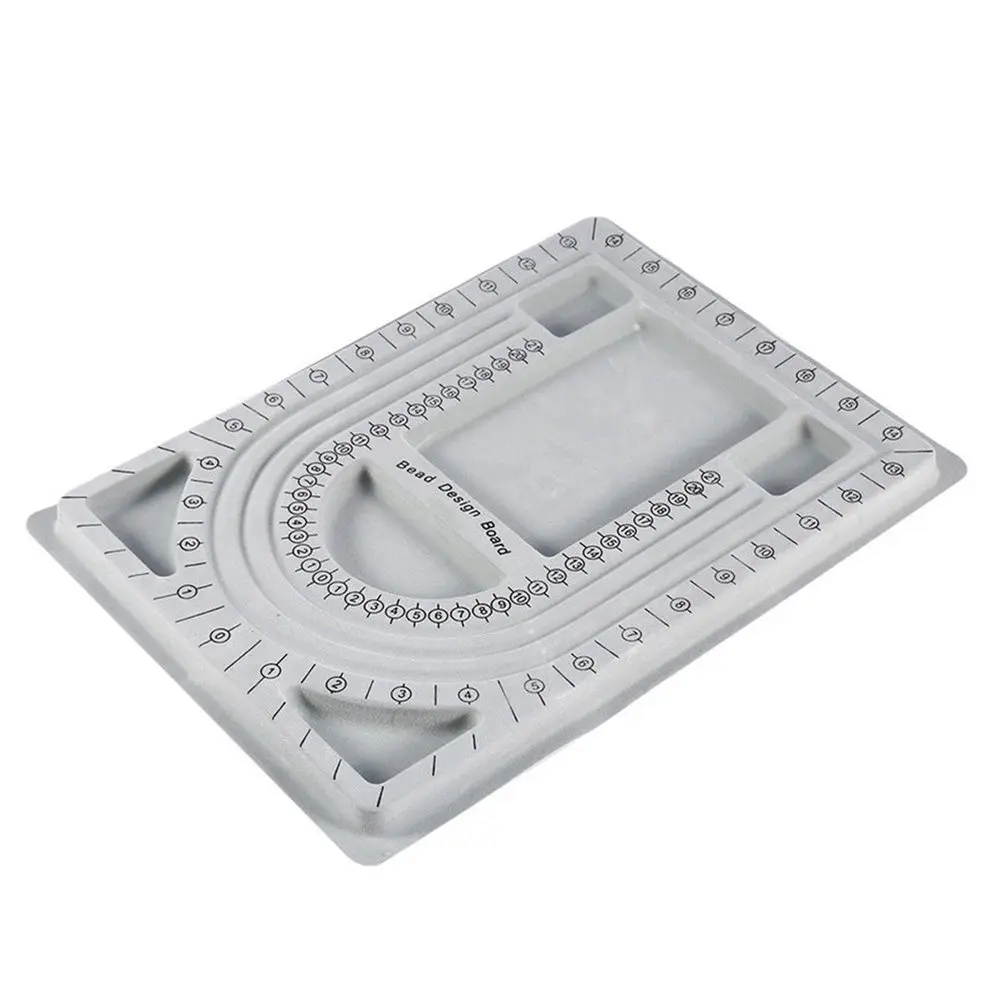 Jewelry Bead Design Board Beading Board for Necklace Bracelet DIY Crafting Stable Bead Placement Easy Pickup Non Rolling Surface