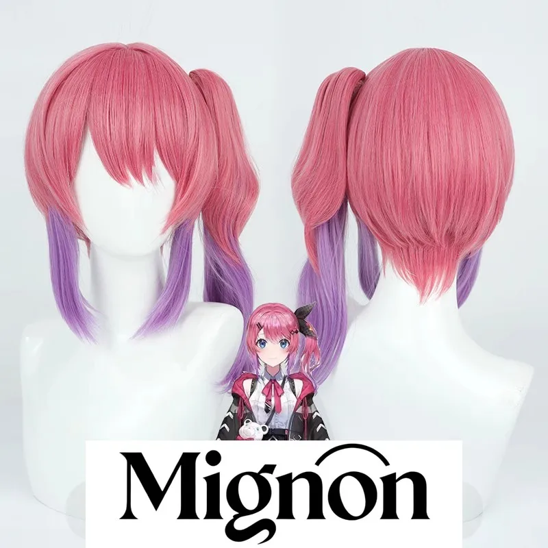 Nijisanji VTuber Kurumati Mero cosplay wig Halloween gift