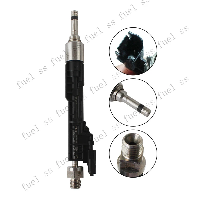 S+ 4PCS 12606031101 13647597870 Fuel Injector For BMW 528i 535i ActiveHybrid 3 5 7