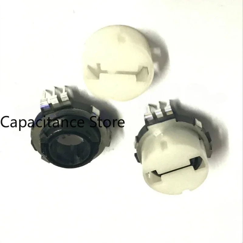 5PCS Hollow shaft encoder car navigation audio volume adjustment knob 20 positioning with white cap