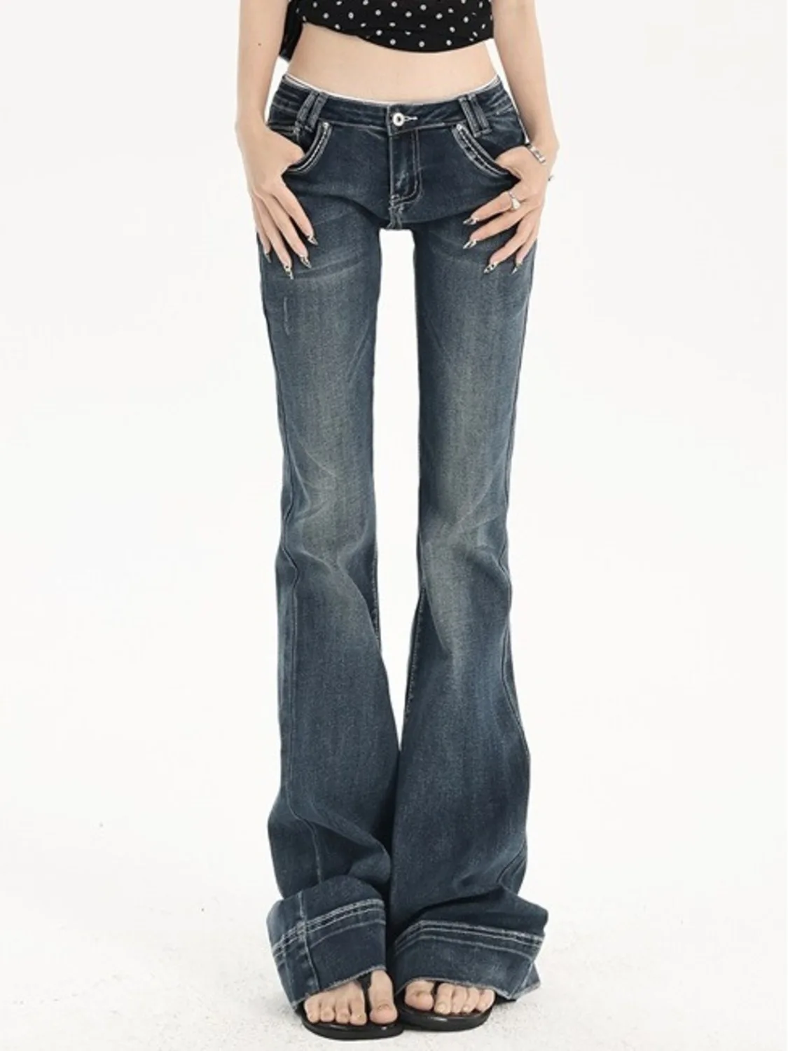 Thumbnail 3 - #29 Latest High Rise Denim Jeans Offers