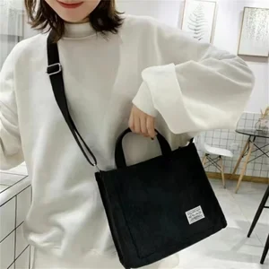 Kadınlar için kadife çanta tote, çanta crossbody kılıf çizgili, retro, çanta rahat, alışveriş, seyahat, okul ofisi Borsa ekranının ilk 10 satışı, asa-no. 2