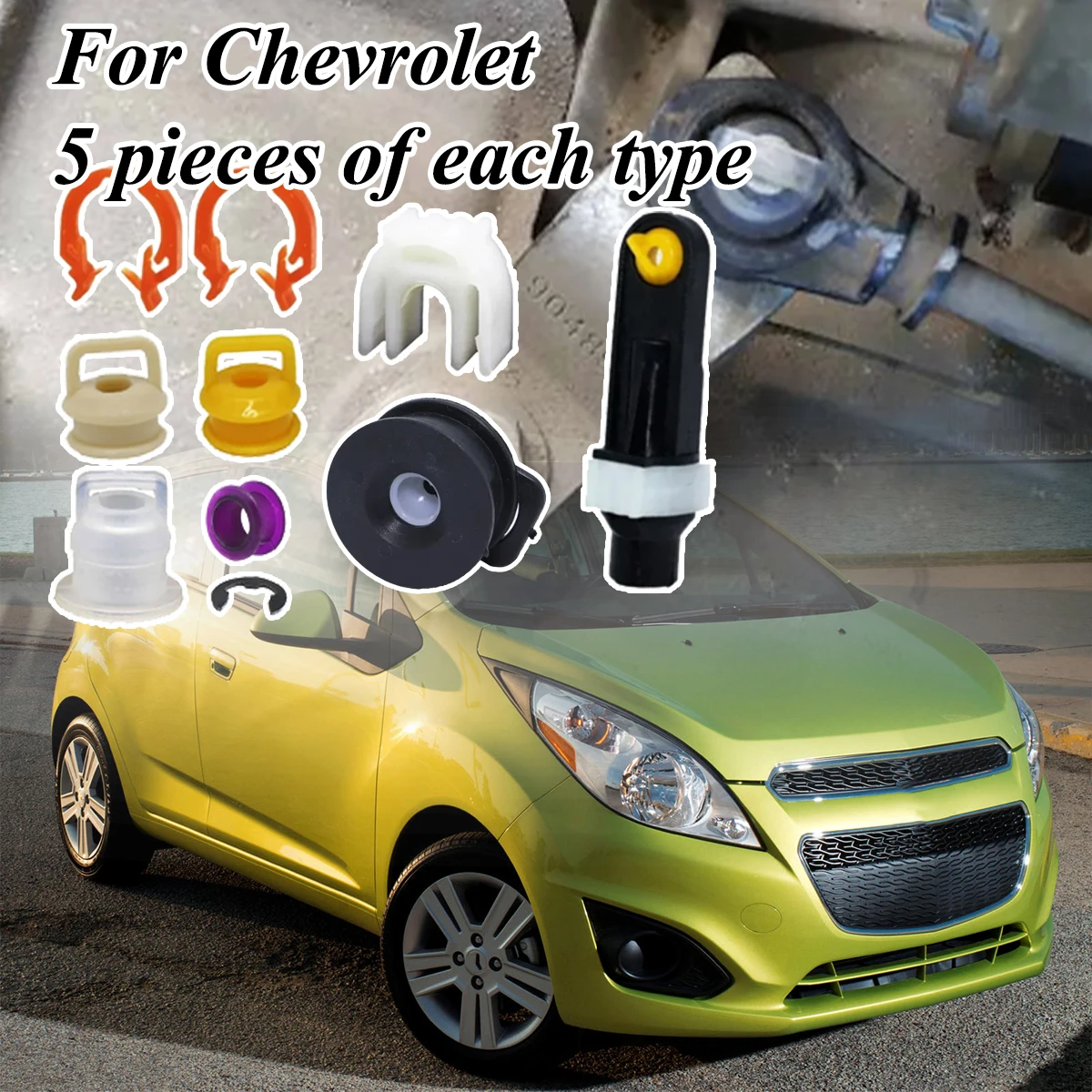 5X Automatic Manual Gear Shift Bushing For Chevrolet Suburban Cruze Lever Linkage Shifter Sleeve Grommet Repair Kit Grommet Clip