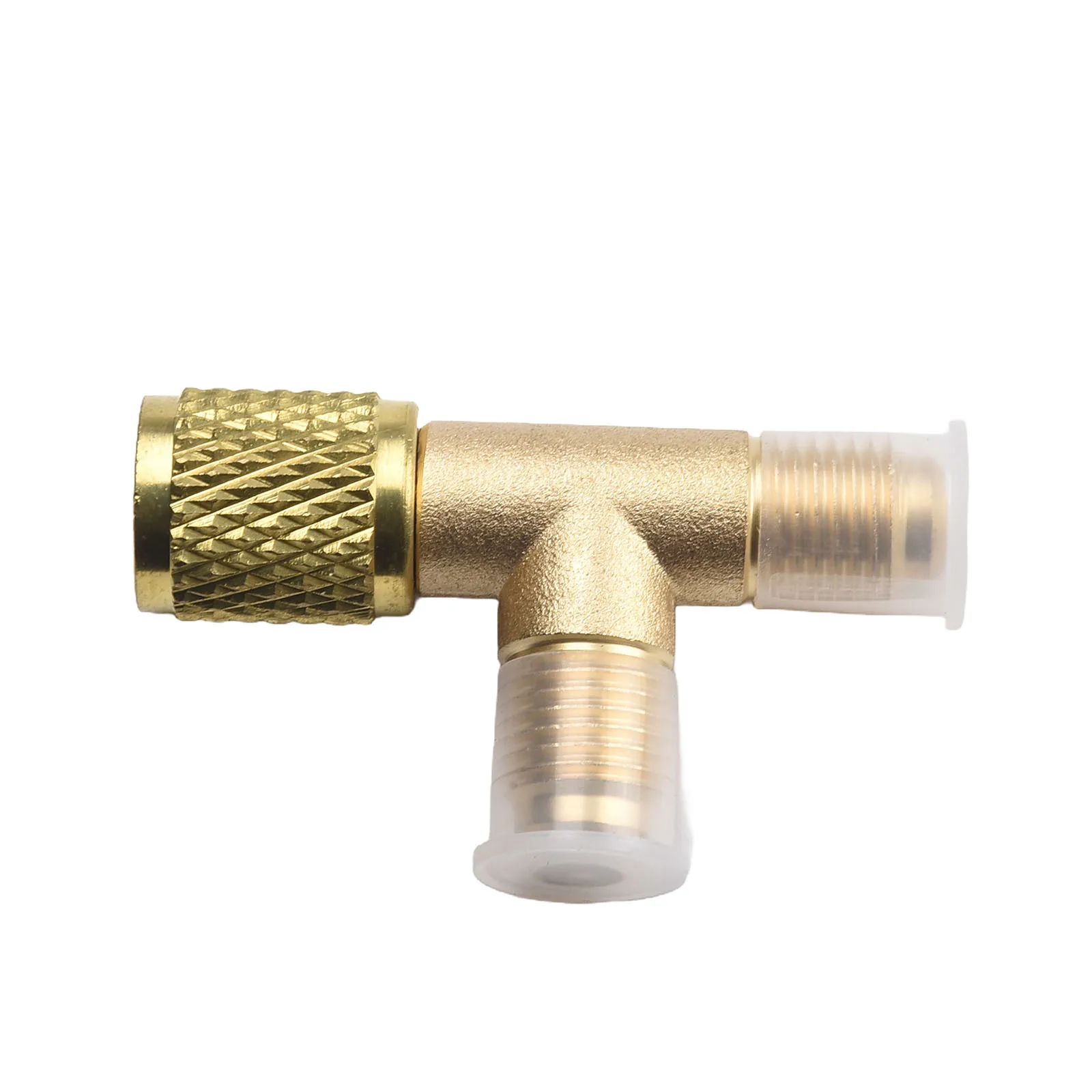 

Brass Quick Coupler Tee Adapter Valve Core Valve Core Tee Adapter Female In SAE Flared FFL Practical And Reliable