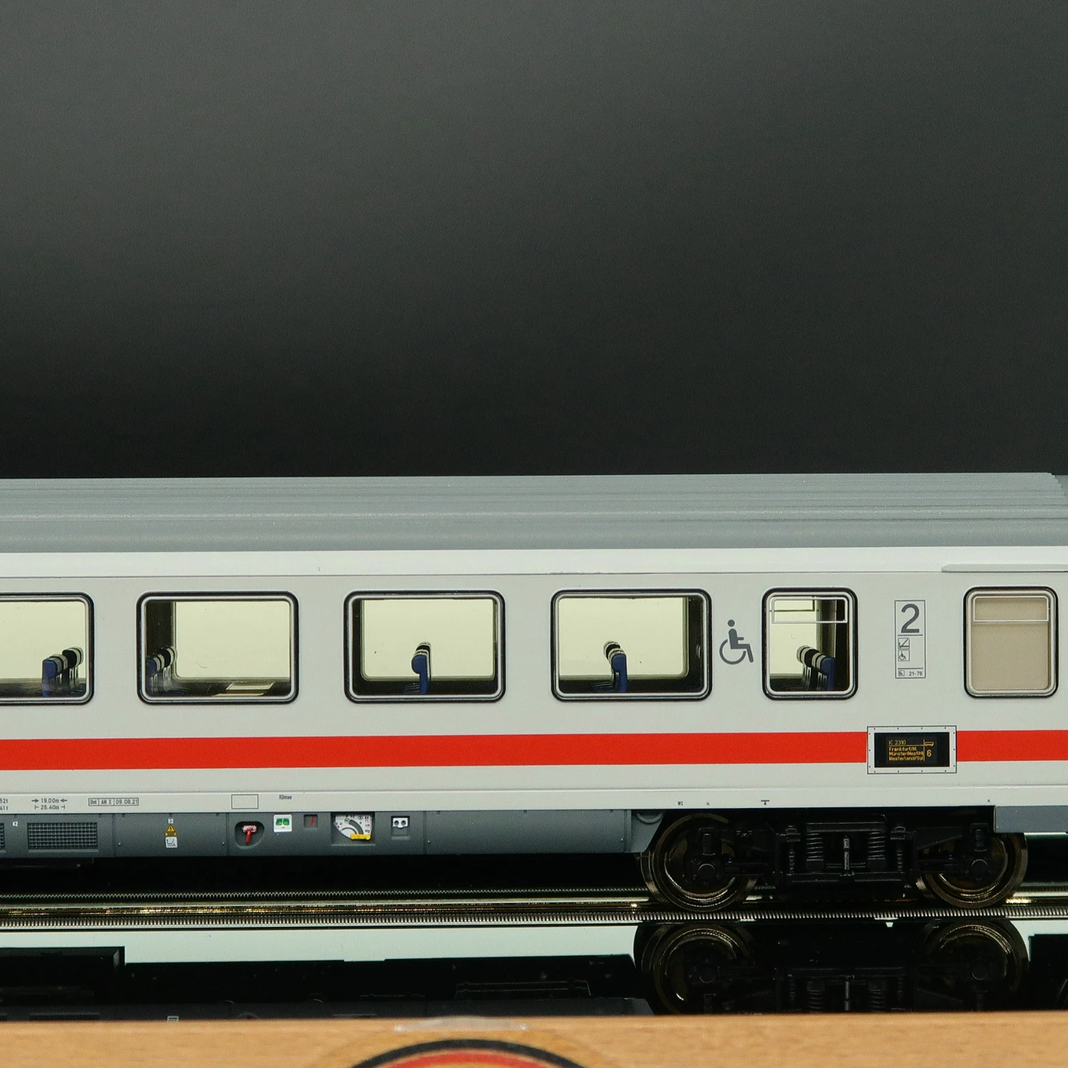 ROCO HO Type 1/87 Train Model 6200019 IC2310 Passenger Carriage Three-section Set DB Sixth Generation Train Model Toy Gift