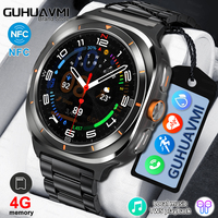 2025 New AMOLED Screen Smart Watch Bluetooth Call Men Women Watch 4GB Local Music Video Compass Sport Series 8 NFC Smartwatch