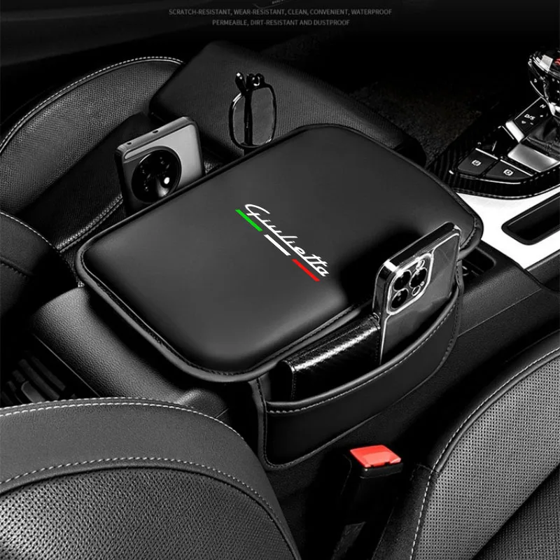 Car Center Console Armrest Box Mat Cushion For Giulietta Protector Cover Auto Accessories