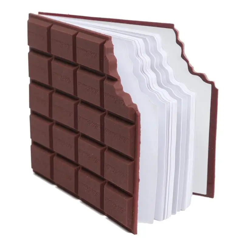 Bloc-notes en chocolat, bloc-notes, 80 feuilles, 1 pièce