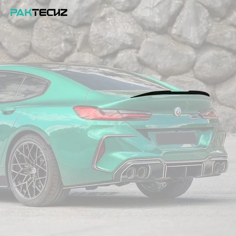 

Paktechz Dry Carbon Fiber Ducktail Trunk Lip Rear Spoiler for BMW M8 F92