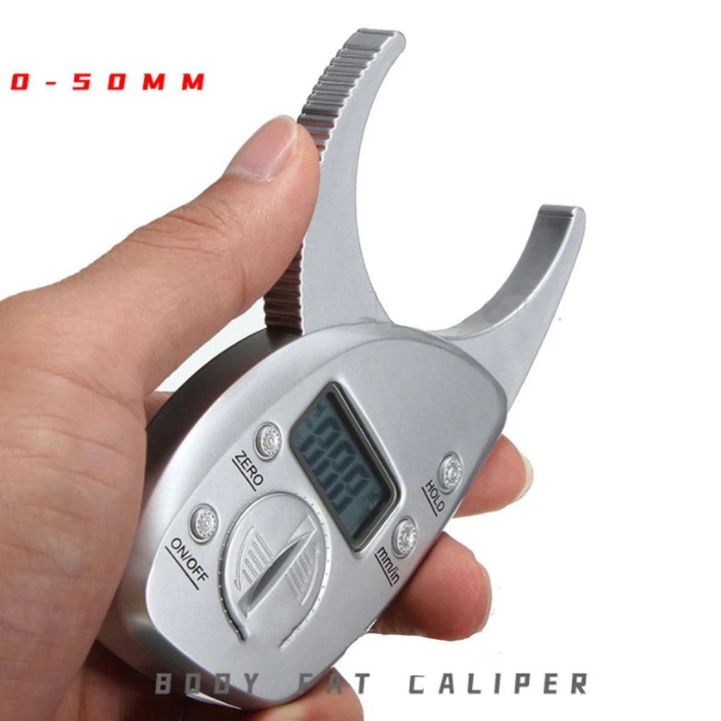 0-50MM Digital Display Body Fat Caliper Health Monitoring Weight Loss Caliper