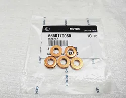 New Genuine Injector Washer 6650170060 66501 70060 For Ssangyong Rexton Kyron Stavic Actyon