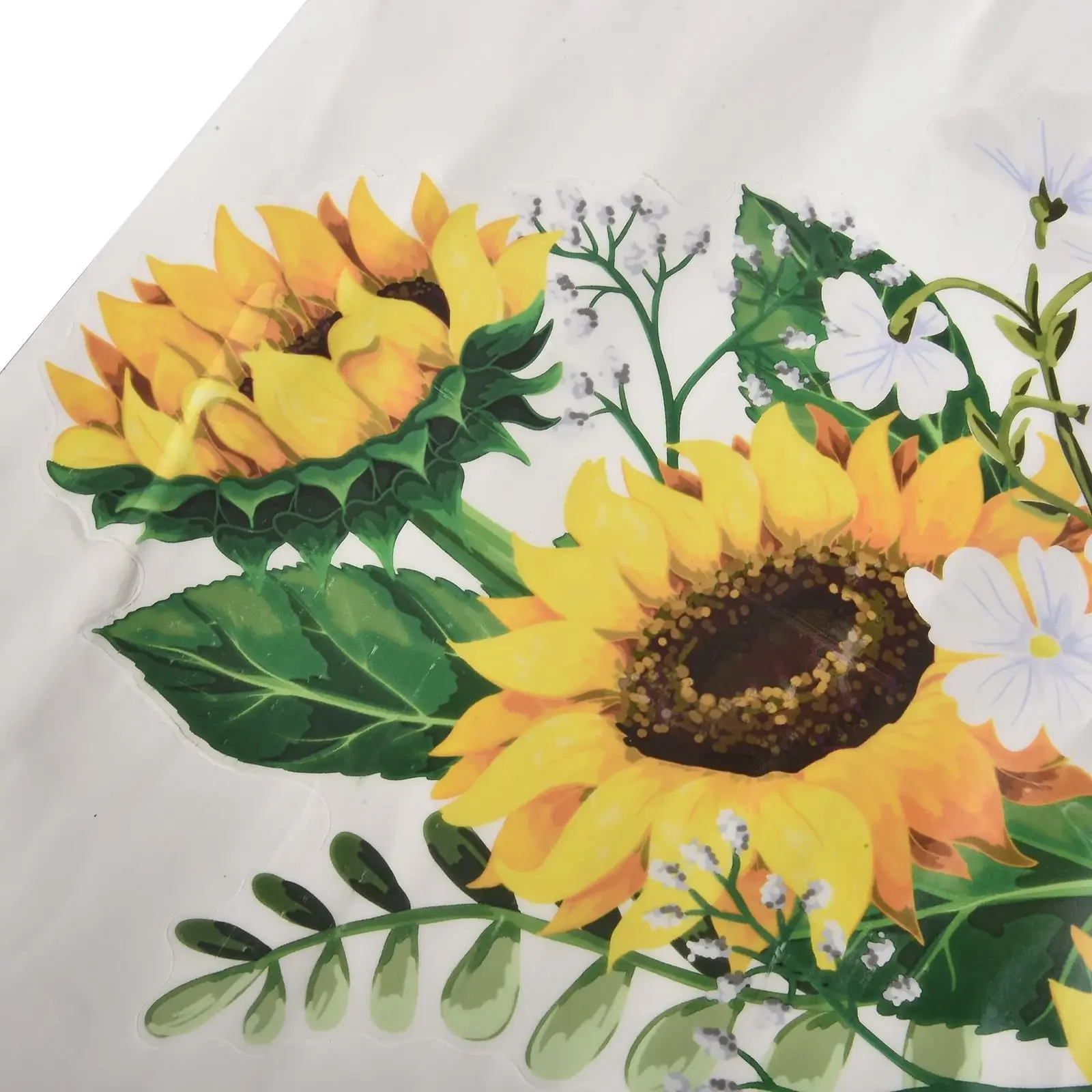 Wall Stickers 30*60cm Accessories Decorative Living Room Office Sunflower Wall Sticker Bedroom Creative Decals view 2