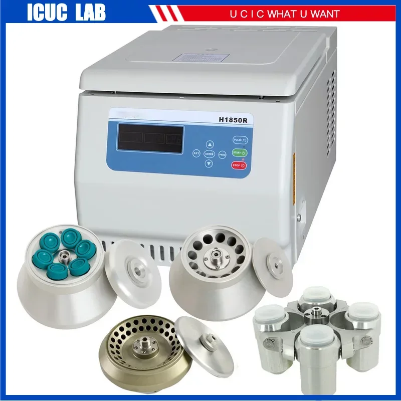 H1850R Laboratory Benchtop High Speed Refrigerated Centrifuge Machine for Lab Use 18500rpm