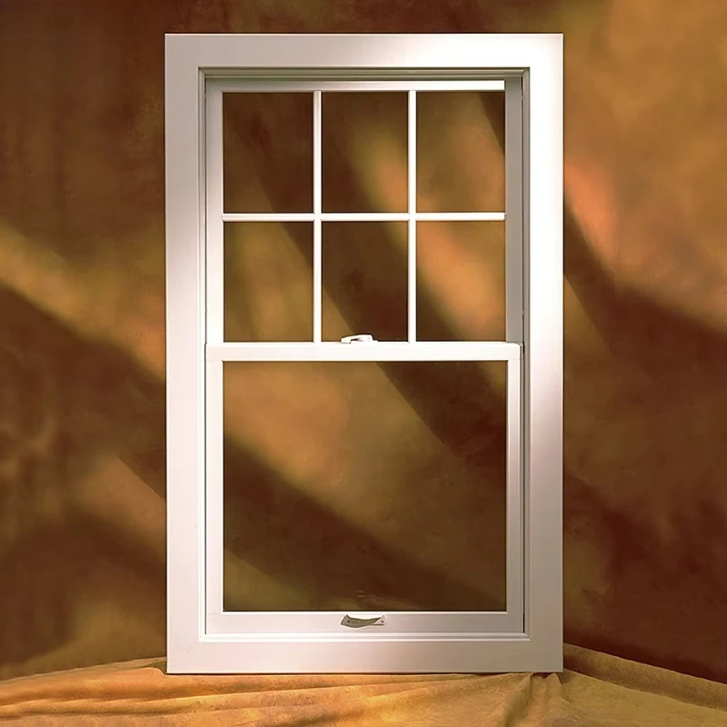 Most Efficient Aluminum LowE Glass Hurricane Proof Single Hung Window Double Hung windows