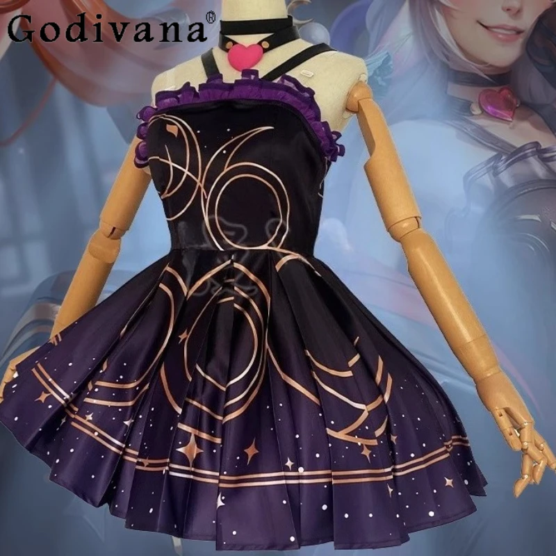 Cosplay Clothing Game Fashion Full Set Women Halloween Carnival Uniform Dress Female Anime Party Suit HERO Cos Dress