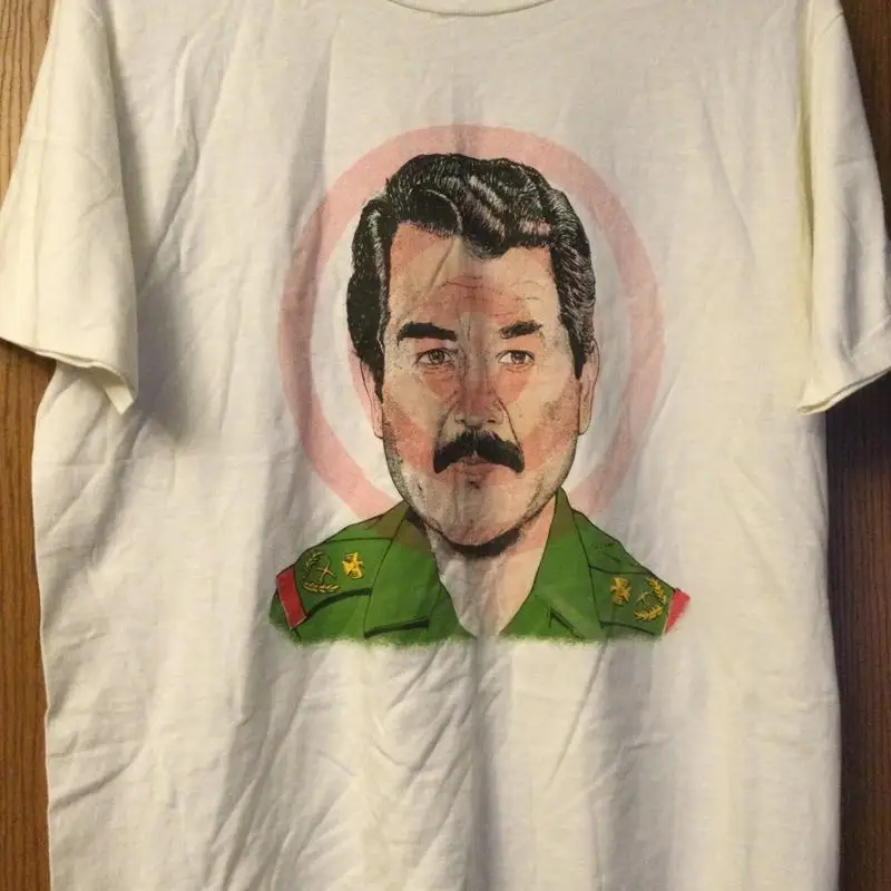 Saddam Hussein  White Shirt  2 Sided  XL  Argo
