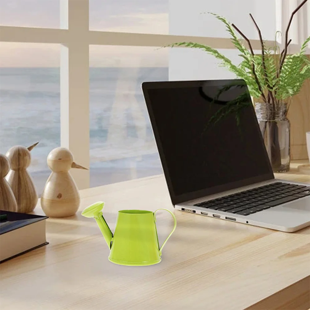 4 Stücke Mini Gießkanne Kinder Tragbare Metall Kleine Pflanze Blume Garten Bewässerung Mini Wasserkocher für Pflanzen Kleine Wassertopf Pflanze